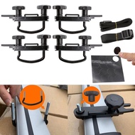 [mcfsnzwtxz1bw] 4 Pieces Roof Rack U Bolt Clamps Car Roof Rack Installation Kit Heavy Duty Universal