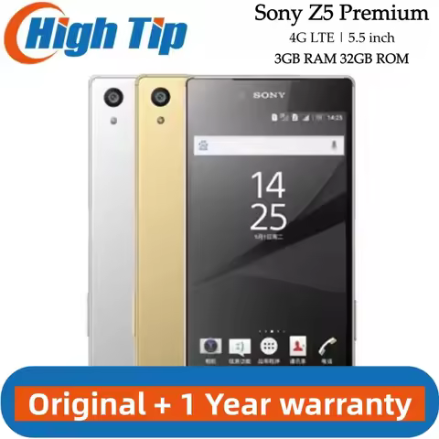 Unlocked Original Sony Z5 Premium Dual Sim E6883 Z5P 4G LTE 5.5 Fingerprint Android Mobile Phone RAM