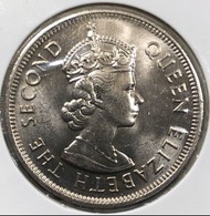 B024香港壹圓 1975年  [大餅一元]【B024車輪轉光AU靚品】【英女王 伊利沙伯二世】 香港舊版錢幣・硬幣 $45 (B 024)