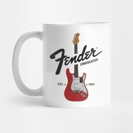 Fender Stratocaster Guitar - Fender Coffee Mug