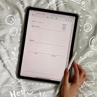 數位 電子手帳 | 2024年iPad Goodnotes電子模板 | 週日板