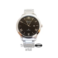 Alexandre Christie 8567 Silver Black Original Men's Watches