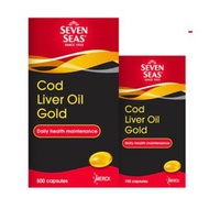 SEVEN SEAS COD LIVER OIL GOLD SOFTGEL 500s + 100s (Exp:03/2022)