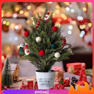 [Simhoa2] Small Artificial Cypress Christmas Tree Decoration, Artificial Cypress Bush in