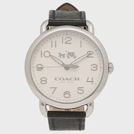 COACH 復古經典時尚皮革女錶-黑（現貨＋預購）黑