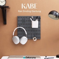 Best Seller Dekoruma KABE Minimalist Hanging Wall Shelf Set Black SALE
