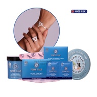 Town Talk Polish Anti-Tarnish Silver Polishing Cloth Jewelry Cleaner Made in England