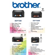 🔥NEW MODEL🔥Brother T230 / T430W /  T530DW / T730DW A4 Inktank Printer