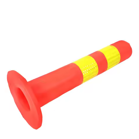 45Cm Sturdy PU Warning Column Garage Parking Assistant Traffic Barrier Safety Cone Construction Cone