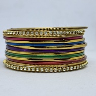Bangles/ Metal Colour Bangles/ Gelang Tangan/ Indian Bangles/ Bollywood Bangle