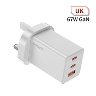 Tookci 67W GaN USB C ที่ชาร์จ Charge4.0อย่างรวดเร็ว QC3.0 USB PD ชนิด C ชาร์จ USB เร็วสำหรับ iPhone 