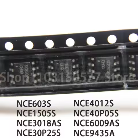 10piece NCE603S NCE1505S NCE3018AS NCE30P25S NCE4012S NCE40P05S NCE6009AS NCE9435A SOP8