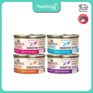 Wellness CORE+ Digestive Health Pate Cat Wet Food 3oz / 85g (4 Flavors) | Whitefish, Chicken, Turkey