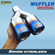 Racing Car Exhaust, Cool, Soft Bass Sound, 2 Branches - 5 ZIGEN