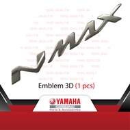 B6H-F173B-00 Yamaha Original Scooter Nmax V2 Emblem 3D Tulisan Timbul Body Cover Logo
