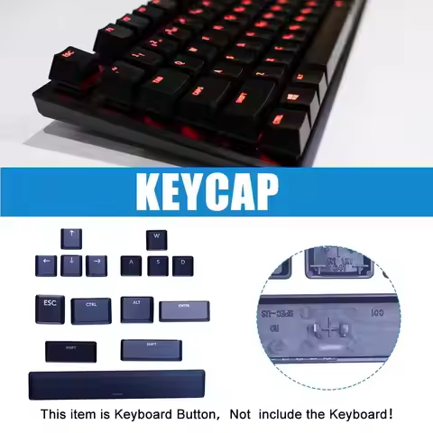 ESC CTRL ALT SHIFT Space Keys W A S D Up Down Left Right Keys Key Caps Keycap For Logitech G913 G915