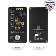 MUSLADY MOSKYAUDIO MULTI SPRING REVERB กีตาร์ Reverb Effects Pedal Attack/Dwell/ความลึก/GAIN/4 - โหม