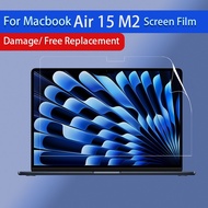 2023 Sticker Skin for Macbook Air15 inch M2 Chip A2941 Soft Screen Protector Anti Scratch