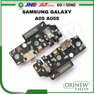 Pcb Board Usb Charging Connector Samsung A05 A055 Connector Charger Original Mic Board