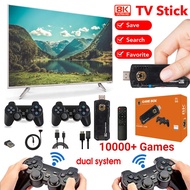 【Limited Stock Available】 X8 Game 8k 64g 10000 Games Retro Video Game Consoles Dual Wireless Controller Hdmi-Compatible Hd Mini Tv Box For