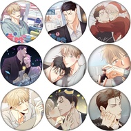 You Yu Yijun Bar Han Man Two-Dimensional Badge Convenience Store Dangerous Commemorative Fan Gu Fan 