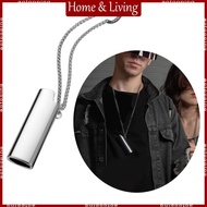 AOTO Waterproof Lighter Case Necklace Unique Pendant Necklace Chain Necklace
