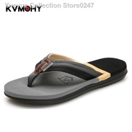 slippers✼Flip Flops Men Shoes Summer Fashion Mens Slippers Korean Non-slip Slides Personality Beach Flip-flop  House