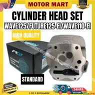 WAVE125 / FUTURE125 FI / WAVE110-FI CYLINDER HEAD SET ASSY + GEAR + ROCKER + HEAD COVER FRG
