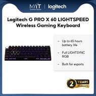 Logitech G PRO X 60 LIGHTSPEED Wireless Gaming Keyboard, Ultra Compact TKL 60% Mechanical Keyboard f