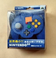 稀少新品！N64日版周邊- HORI小手把 控制器 藍色（瘋電玩）