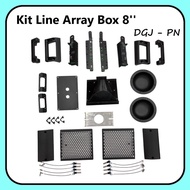 S-NET BRACKET GRILL BOX LINE ARRAY 8'' - LINE ARRAY KARA BRACKET Kit Flyware 8 Inch DGJ - PN