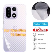 1-3Pcs Matte Back Film For OnePlus 15 13 R S T 13r 13s 13t 5G 2025 OnePlus15 1+15 OnePlus13 Carbon F