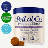 PetLab Co. Probiotics for Dogs Soft Chews for Seasonal Allergies, Gut, and Digestive Health. Vet-Rev