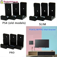 BEBETTFORM Wall Mount Accessories Bracket Set Host Rack for For Sony PlayStation4 PS4 Slim Pro