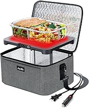 Aotto Portable Food Warmer Microwave Food Heated Lunch Box (Gery)