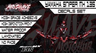 Yamaha Sniper MX 135 Shark Decals Set