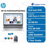 HP LAPTOP 15.6 INCH 15-FC0275AU/FC0276AU