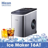 Hicon Mini Ice Maker Machine Electric Automatic 15kg-24H Fast Ice Cube Maker Machine Home - 16AL/26Y