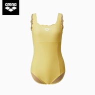 Arena ชุดว่ายน้ำชิ้นเดียวของผู้หญิงชุดว่ายน้ำสามเหลี่ยมแขนกุดแฟชั่นลำลองกีฬาออกกำลังกายสบายแห้งเร็วใ