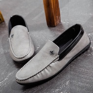 Chunyi Pedal Men's Casual Shoes Small Leather Shoes Peas Shoes Lazy Men's Shoes Social Guy Shoes