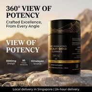 Shilajit Gummies 3000mg | KSM-66 Ashwagandha | Boost Energy & Focus | Daily Wellness