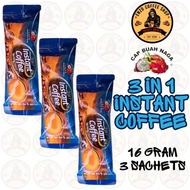 Cap Buah Naga - 3in1 Coffeemix - Instant Coffee Drink Triple Sachet
