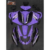 MAGICBOY QJ AX200S BODY COVER SET BABY PURPLE PLASTER PURPLE FULL SIAP TAMPAL STICKER CUSTOM DESIGN