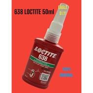 (100% Original) 50ml LOCTITE 638 THREAD LOCKER HIGH STRENGTH 50ML