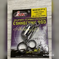 EX5 DREAM/WAVE-125/EX5 HIGH POWER/KRISS-110 IKK RACING SUPER TURBO CONNECTING ROD (ST2) COATING (BLA