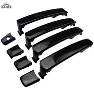 Set of 4 Exterior Door Handles Front & Rear Driver Passenger Side LH RH Coupe for Nissan Rogue SL Mu