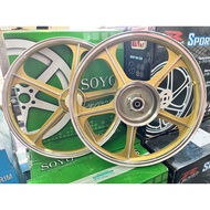 EKS SPORT RIM LC135 4S SPORTRIM LC 4S LC4S EKS 5 LEGS GOLD 1.4 1.6 17 1.4X17 1.6X17