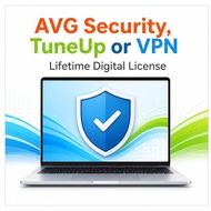 AVG Internet Security, TuneUp or Secure VPN | Lifetime Digital License