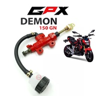 โปรโมชั่น ปั๊มกระทุ้งเบรคหลัง GPX CR5 / GR200R /Demon125 /Demon150gn /Demon150gr /Demon x ปั๊มเบรคหลัง ปั๊มดีสเบรคหลัง ปั๊มกระทุ้ง +กระปุกน้ำมันเบรค