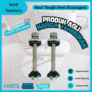 Universal brass toilet tank bolts, galvanized/s can be used for all iron toilets Tank Bolt/s Toilet 